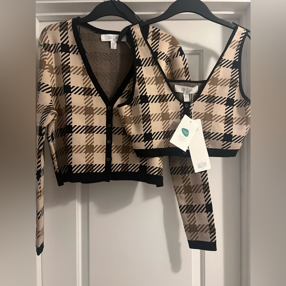 Hm rokh collection jacquard knit set